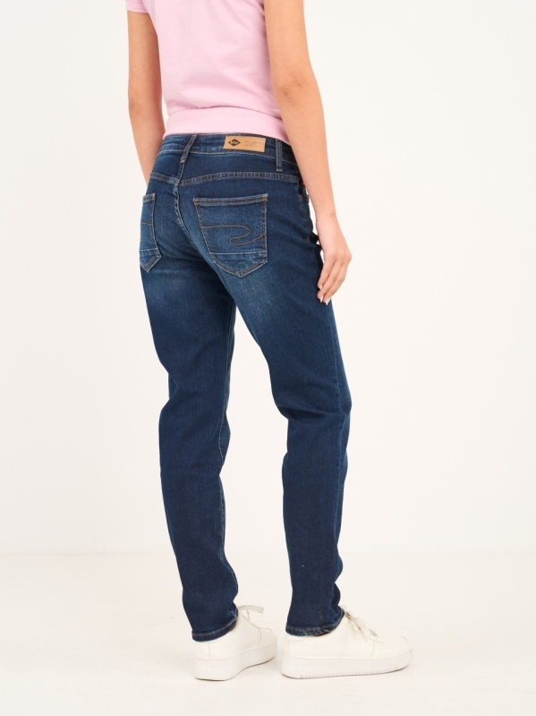 Lee Cooper - Blugi dama boyfriend cu aspect decolorat - Img 5