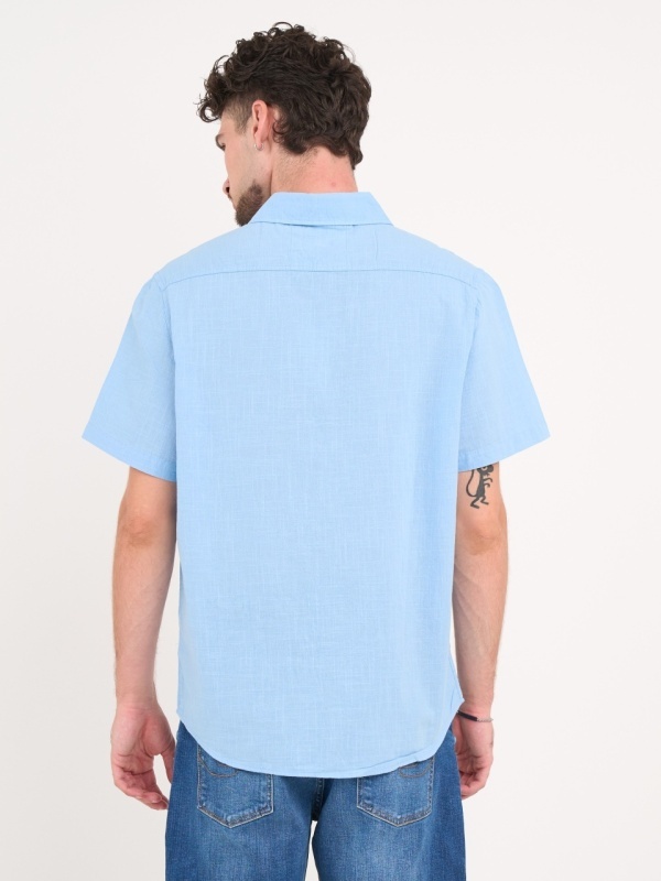 Lee Cooper - Camasa barbat cu maneca scurta regular de culoare uniforma - Img 2