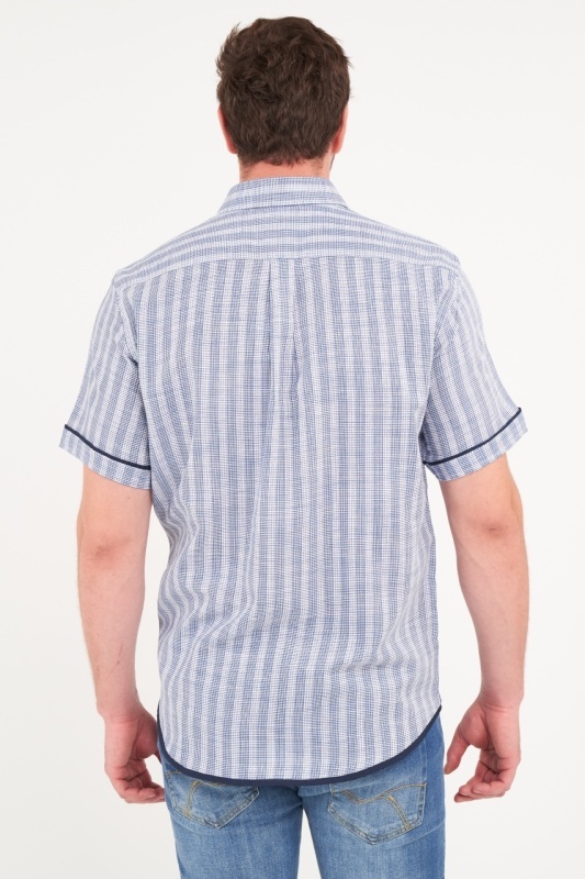 Lee Cooper - Camasa barbat maneca scurta cu model in dungi - Img 2