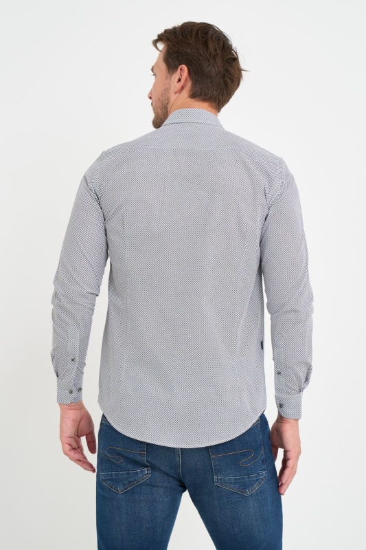 Lee Cooper - Camasa barbat slim cu maneca lunga si model - Img 4
