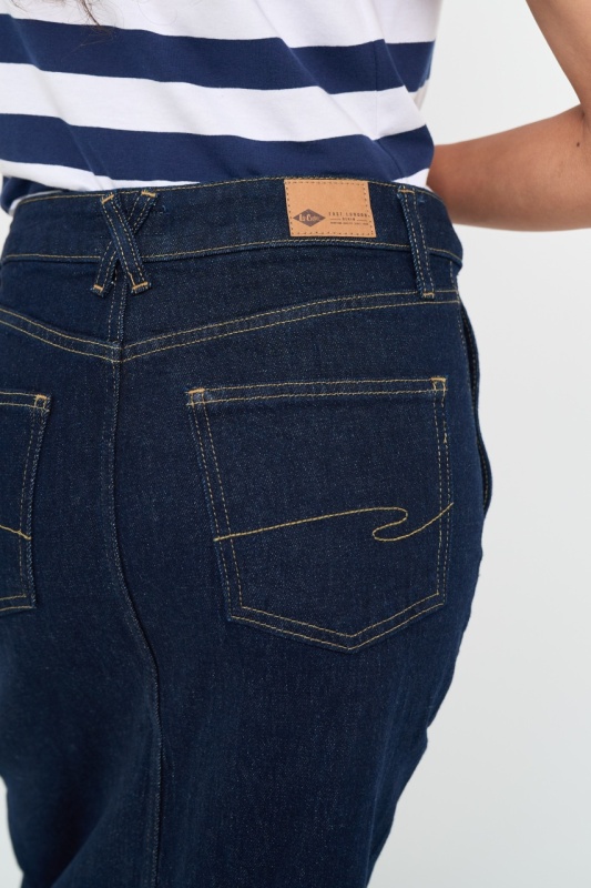 Lee Cooper - Fusta dama din denim cu buzunare aplicate - Img 2
