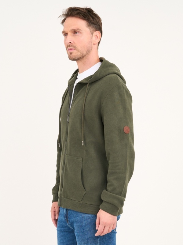 Lee Cooper - Hanorac barbat cu fermoar si gluga - Img 3
