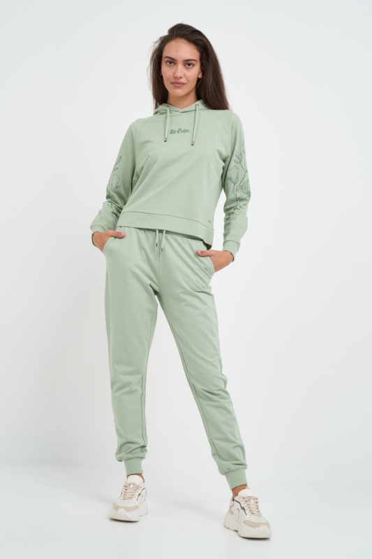 Lee Cooper - Hanorac dama cu imprimeu floral si logo - Img 10