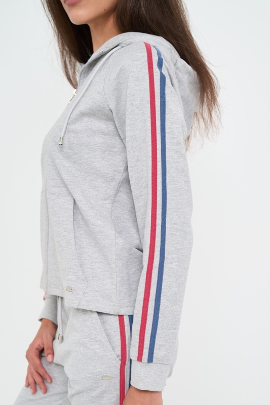 Lee Cooper - Hanorac dama cu model in dungi - Img 3
