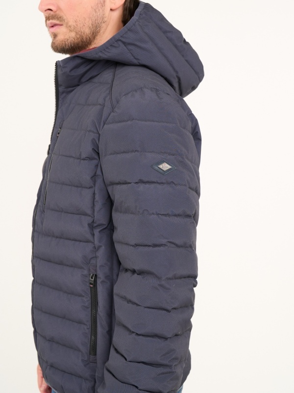 Lee Cooper - Jacheta barbat groasa cu gluga si buzunare - Img 2