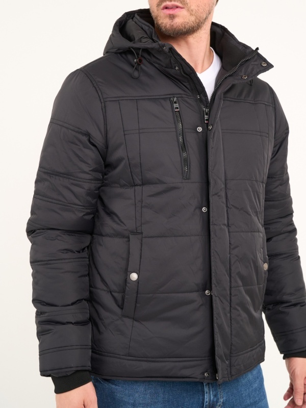 Lee Cooper - Jacheta barbat groasa cu gluga si buzunare - Img 3