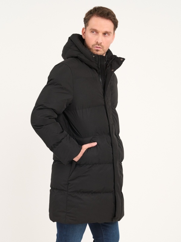 Lee Cooper - Jacheta barbat lunga cu buzunare si gluga - Img 7
