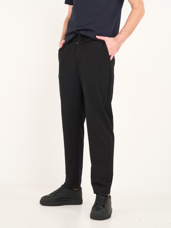 Lee Cooper - Pantaloni lungi barbat de culoare uniforma - Img 4