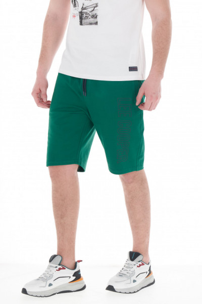 Lee Cooper - Pantaloni scurti de trening cu logo imprimat