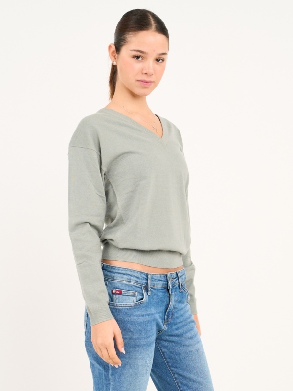 Lee Cooper - Pulover dama de culoare uniforma