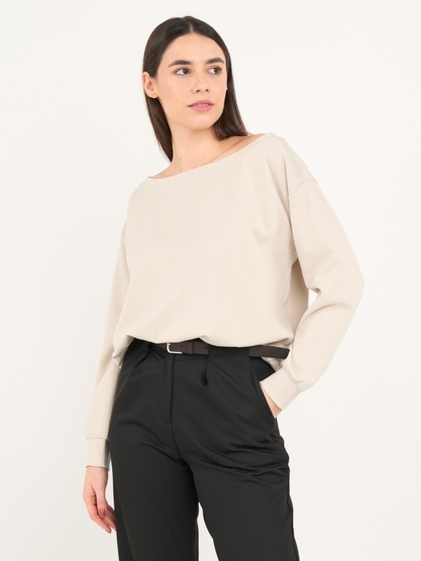Lee Cooper - Pulover dama de culoare uniforma - Img 5