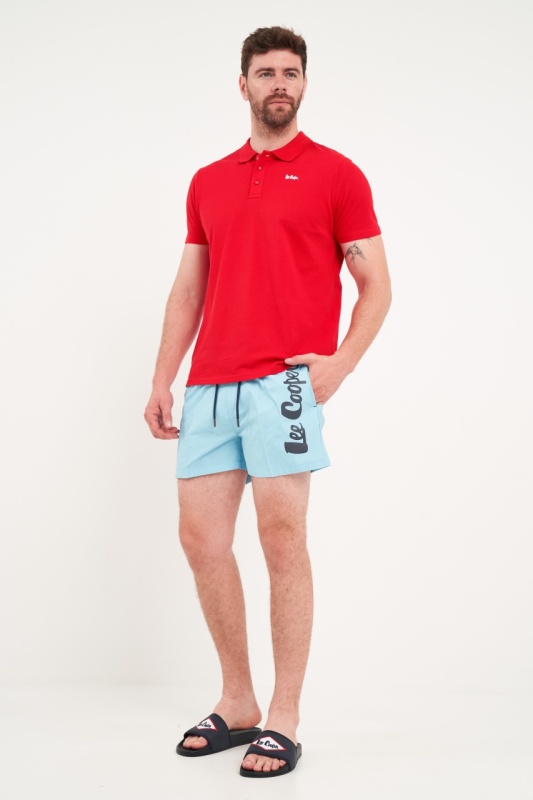 Lee Cooper - Sort de baie barbat cu buzunare si logo - Img 7