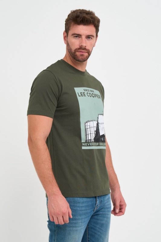 Lee Cooper - Tricou barbat cu imprimeu logo - Img 5