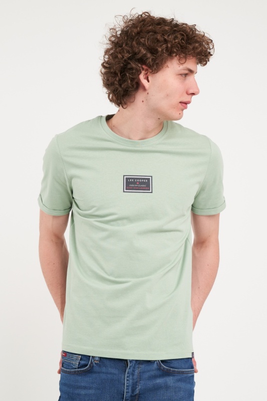 Lee Cooper - Tricou barbat cu imprimeu logo - Img 2