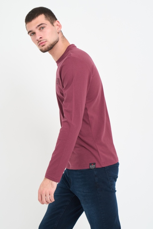 Lee Cooper - Tricou barbat cu maneca lunga cu logo - Img 8