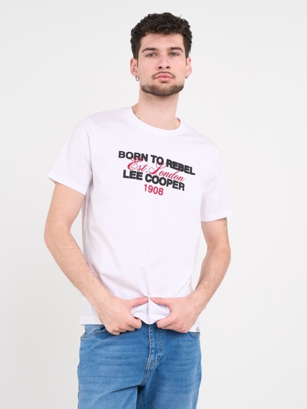 Lee Cooper - Tricou barbat cu maneca scurta si detalii logo - Img 5