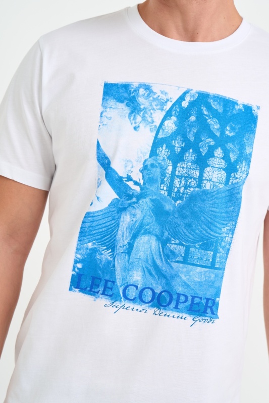 Lee Cooper - Tricou barbat maneca scurta cu detalii grafice - Img 3