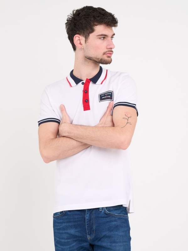 Lee Cooper - Tricou barbat polo cu detalii logo - Img 8