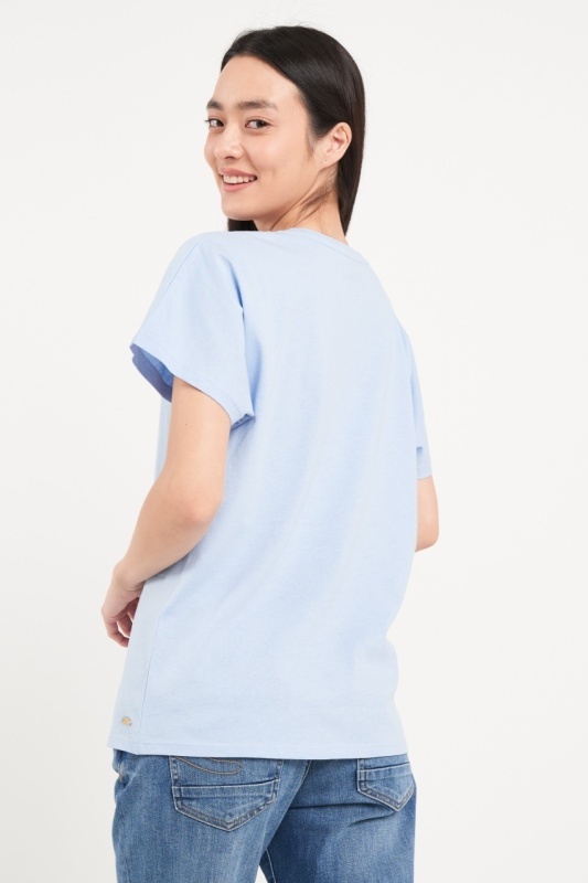 Lee Cooper - Tricou dama cu maneca scurta si imprimeu - Img 3