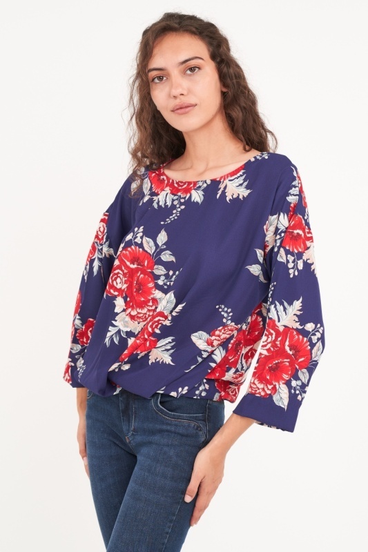 Timeout - Camasa dama maneca scurta cu imprimeu floral - Img 6