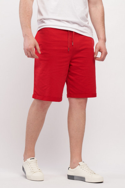Timeout - Pantaloni scurti barbat de trening cu logo si buzunare