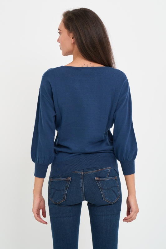 Timeout - Pulover dama de culoare uniforma si logo aplicat - Img 4