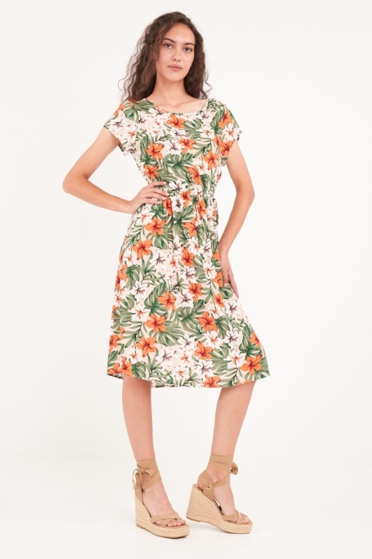 Timeout - Rochie dama cu imprimeu floral - Img 6