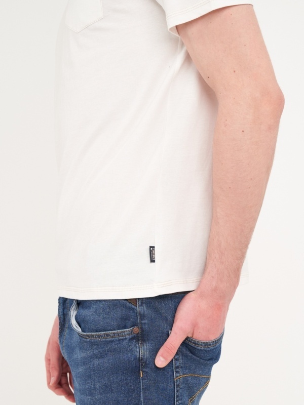 Timeout - Tricou barbat cu maneca scurta de culoare uniforma - Img 3