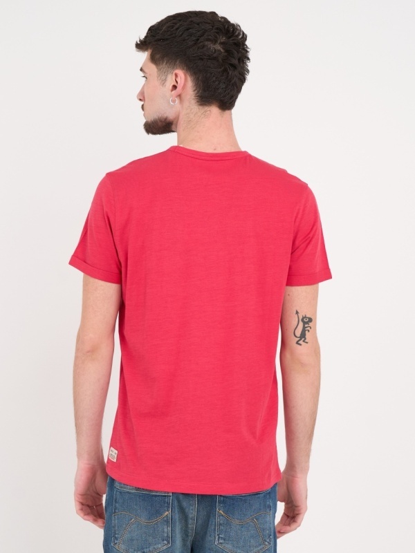 Timeout - Tricou barbat cu maneca scurta de culoare uniforma - Img 2