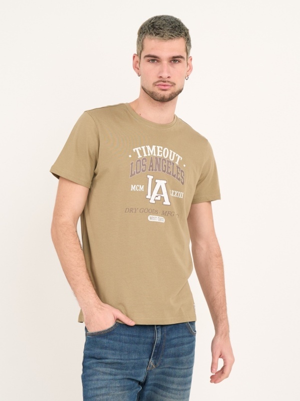 Timeout - Tricou barbat cu maneca scurta si detalii logo - Img 8