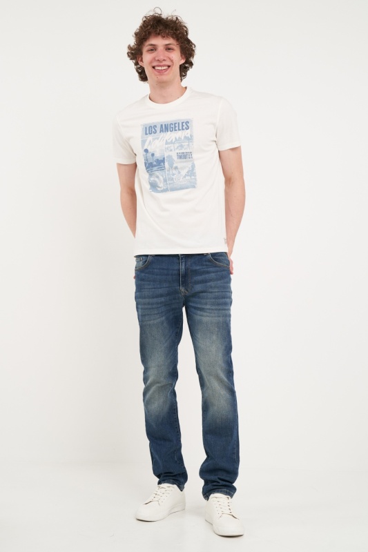Timeout - Tricou barbat cu maneca scurta si imprimeu grafic - Img 7