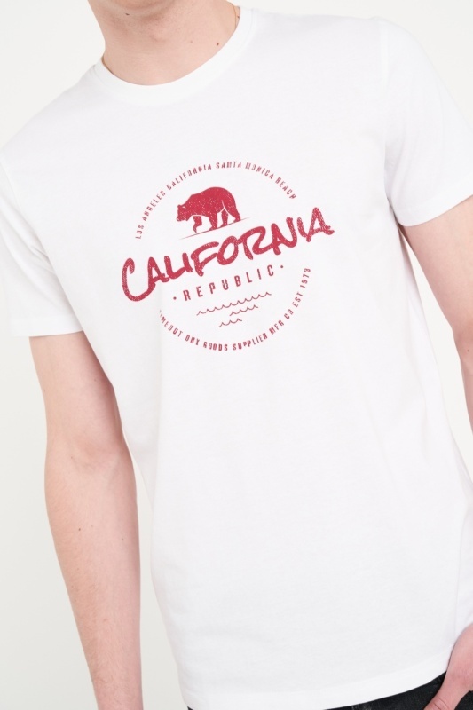 Timeout - Tricou barbat cu maneca scurta si imprimeu - Img 2