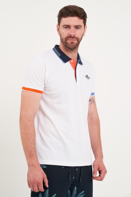 Timeout - Tricou barbat polo cu logo - Img 3