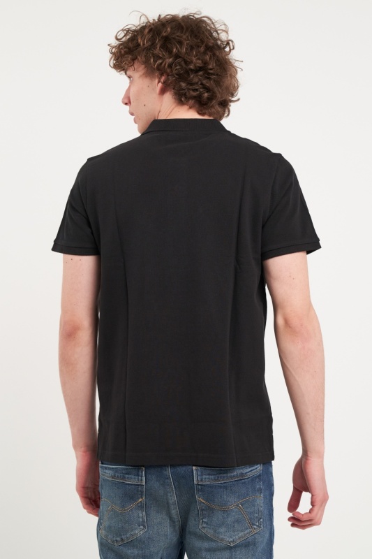 Timeout - Tricou barbat polo de culoare uniforma - Img 2