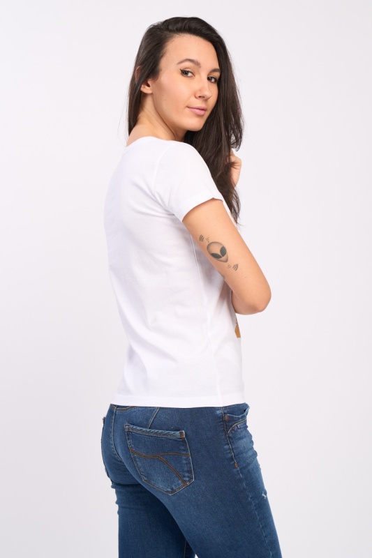 Timeout - Tricou dama cu imprimeu text - Img 4