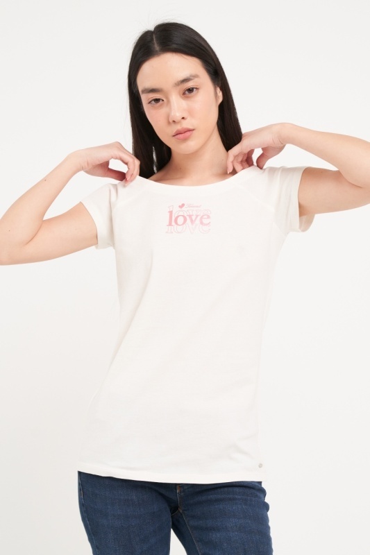 Timeout - Tricou dama cu maneca scurta de culoare uniforma - Img 6