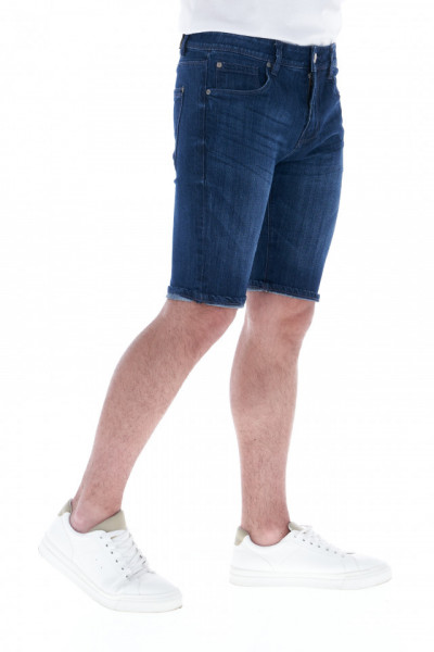 Kenvelo - Bermude din denim de culoare inchisa