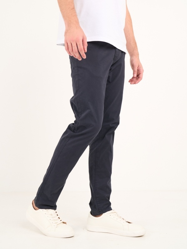 Kenvelo - Pantaloni lungi barbat de culoare uniforma - Img 5