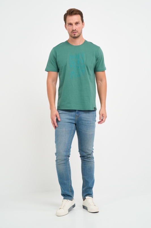Kenvelo - Tricou barbat cu logo si imprimeu detalii grafice - Img 7