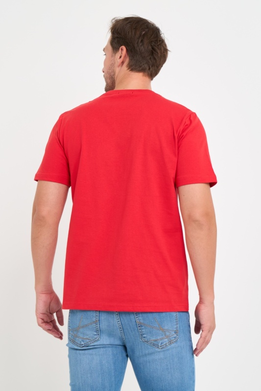 Kenvelo - Tricou barbat cu logo si imprimeu grafic - Img 4