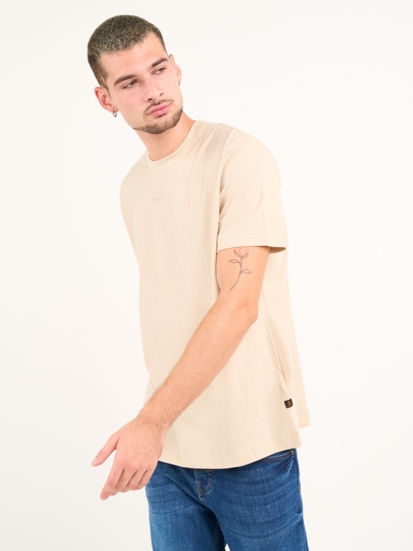 Kenvelo - Tricou barbat cu maneca scurta de culoare uniforma - Img 5