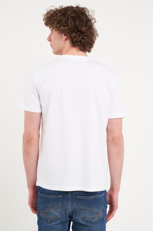 Kenvelo - Tricou barbat deculoare uniforma cu logo - Img 3