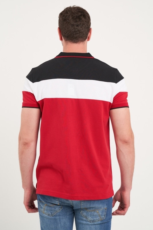 Kenvelo - Tricou barbat polo multicolor - Img 4