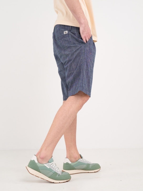 Lee Cooper - Bermude barbat cu textura si buzunare - Img 5