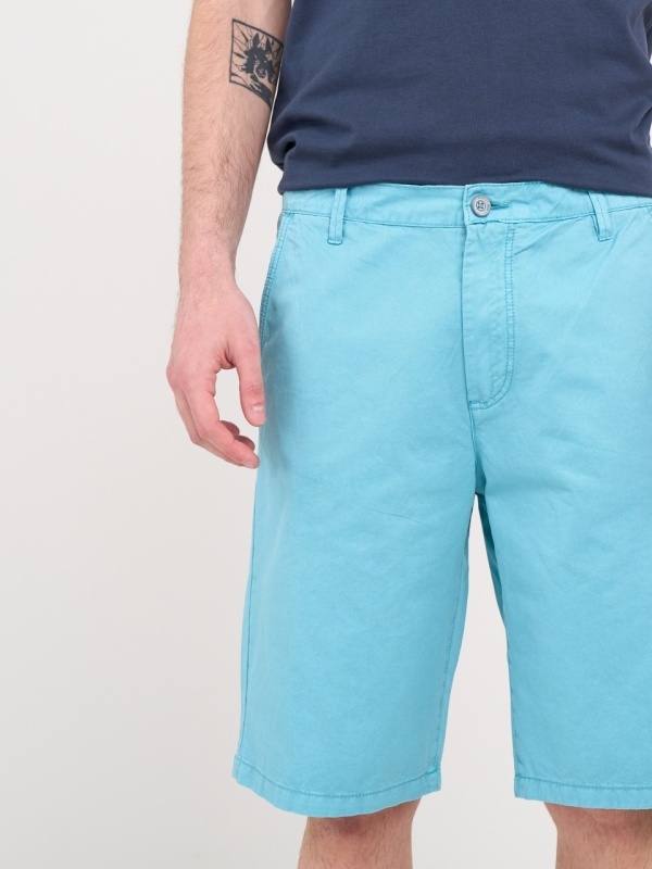 Lee Cooper - Bermude barbat de culoare uniforma - Img 2