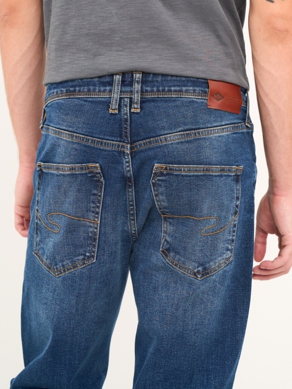 Lee Cooper - Blugi barbat regular cu aspect decolorat - Img 5