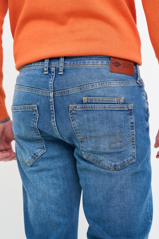 Lee Cooper - Blugi barbat regular cu aspect decolorat - Img 3
