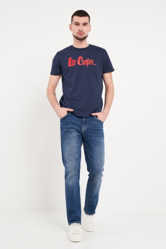 Lee Cooper - Blugi barbat regular cu aspect decolorat - Img 2