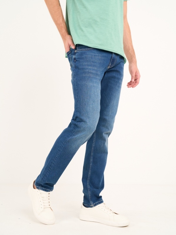 Lee Cooper - Blugi barbat straight cu aspect decolorat - Img 6