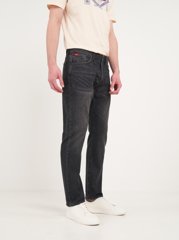 Lee Cooper - Blugi barbat straight de culoare inchisa - Img 5